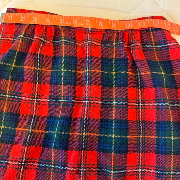 Pendleton skirt size XS authentic Boyd tartan wool skirt. Ralph Lauren Christmas - Picture 8 of 11